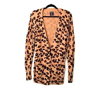 Victoria Secret Cheetah Print Cardigan